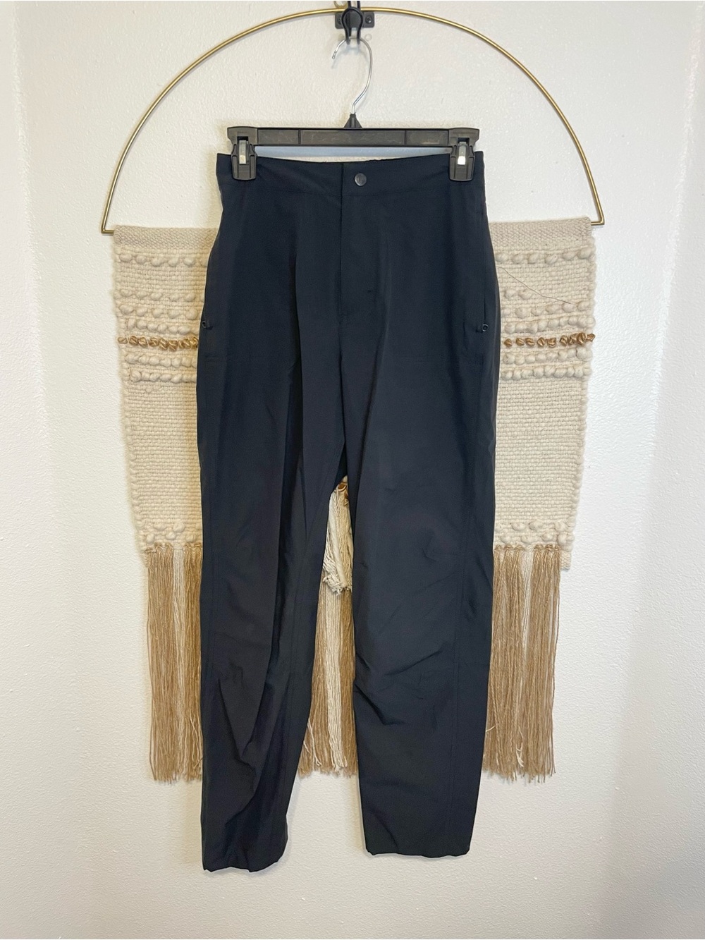 Topo Desings Ripstop Straight Leg Pants XS Womens Black